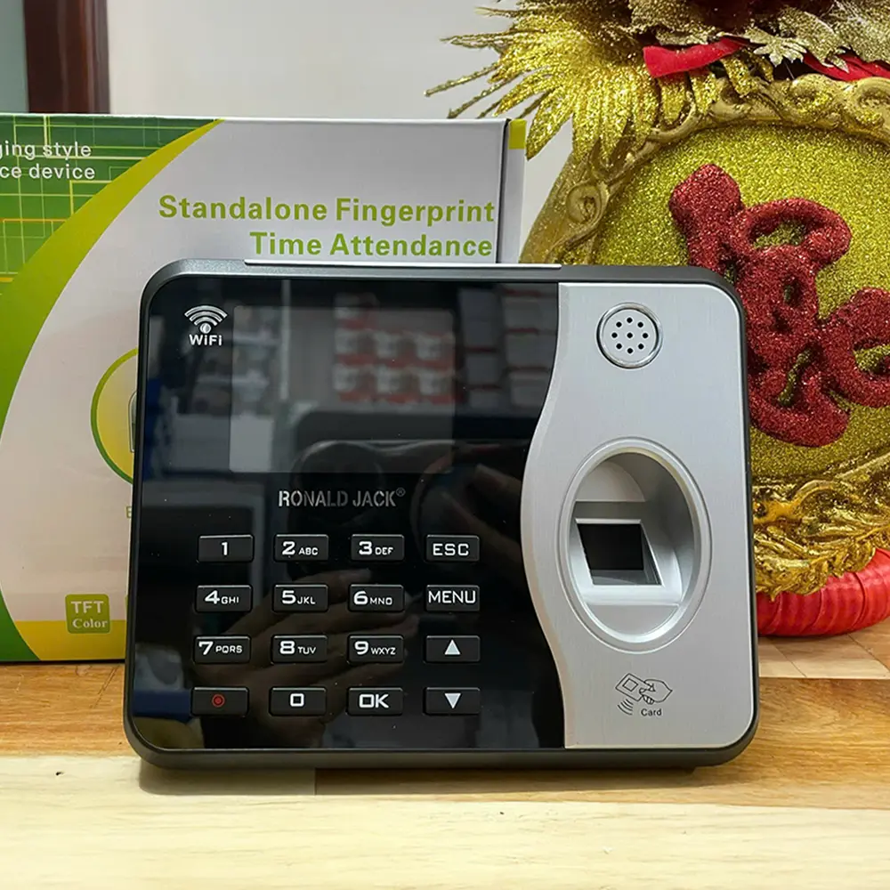 Máy Chấm Công Vân Tay, Thẻ Ronald Jack 1800 - Kết Nối Wifi
