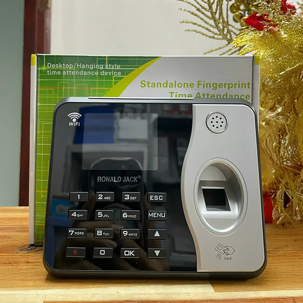 Máy Chấm Công Vân Tay, Thẻ Ronald Jack 1800 - Kết Nối Wifi