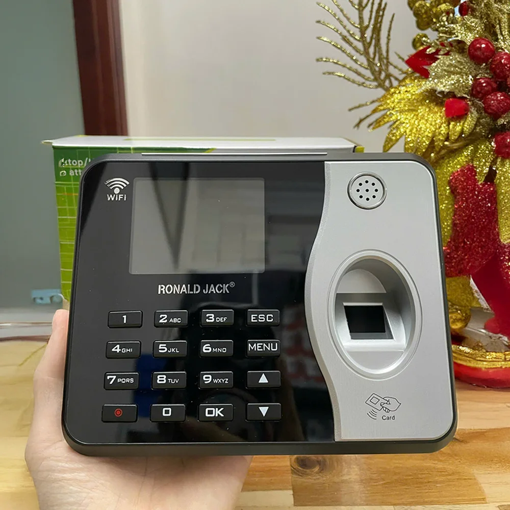 Máy Chấm Công Vân Tay, Thẻ Ronald Jack 1800 - Kết Nối Wifi