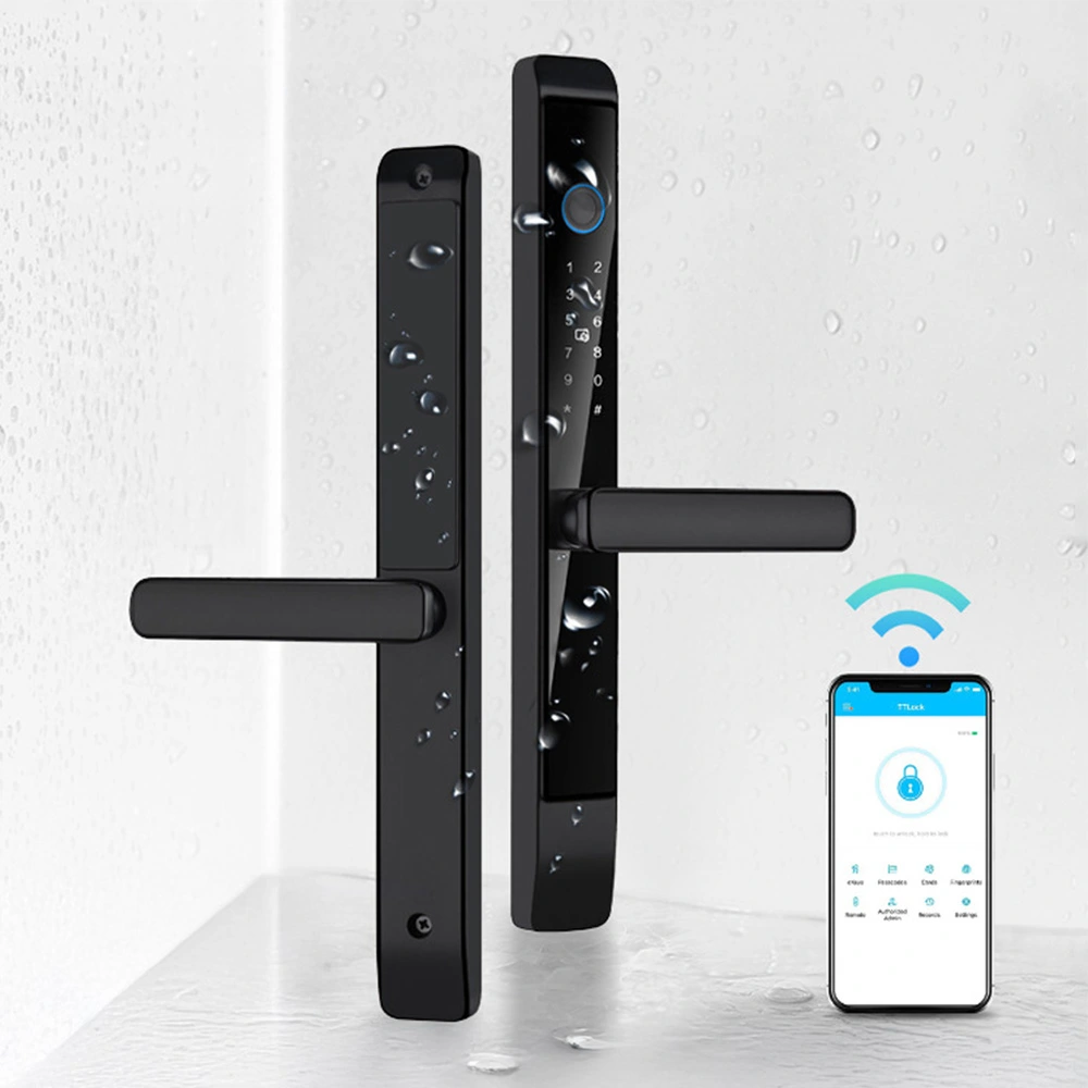 Khóa Vân Tay Cửa Nhôm DiVo KA12 - Lắp cho Cửa Đóng và Cửa Lùa (trượt)