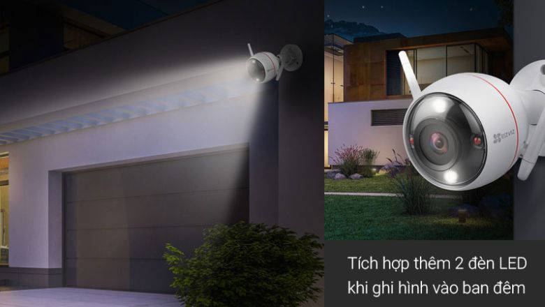 Camera ezviz có màu ban đêm ghi hình 24/7
