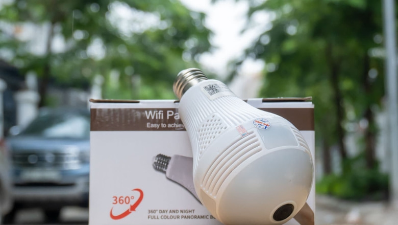 camera yoosee trong nhà nguỵ trang bóng đèn