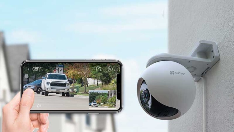 Camera Ezviz C8PF 2mp - Ống kính kép
