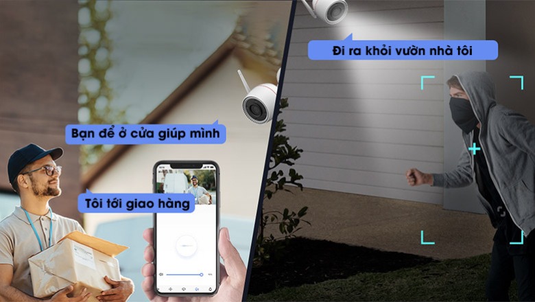 Camera trò chuyện đàm thoại khi không có mặt