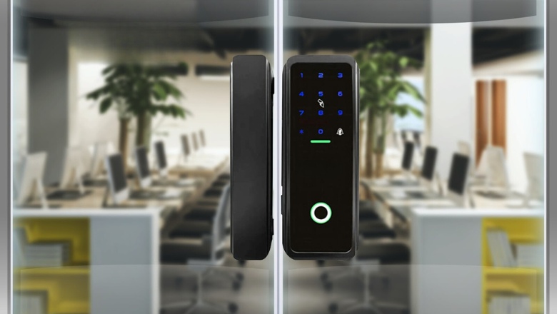 Khoá điện tử cửa kính có thiết kế chuyên dụng, dễ lắp đặt