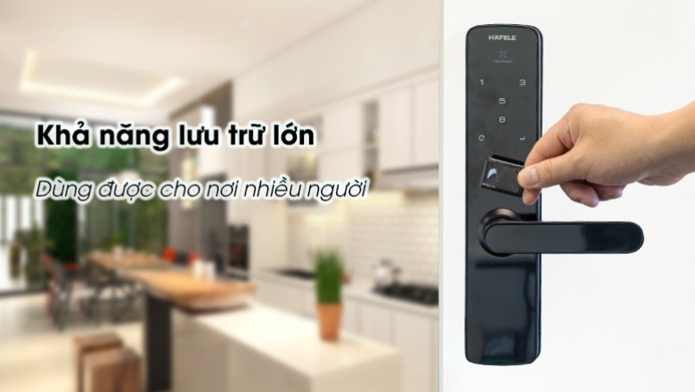 Dung lượng lớn phù hợp với nhiều khu vực ra vào