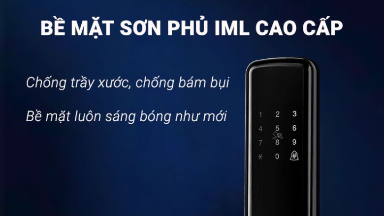 Lớp IML được phủ lớp bảo vệ bề mặt