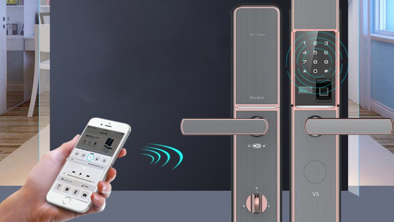 khoá cửa từ xa qua app