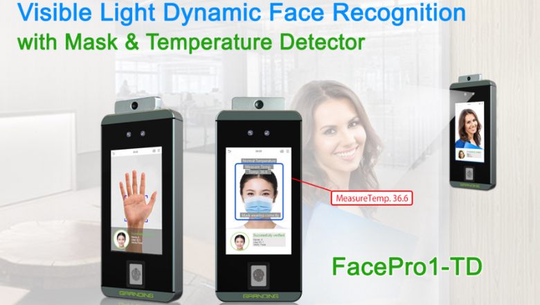 máy chấm công nhận diện khuôn mặt Granding Facepro1-td 