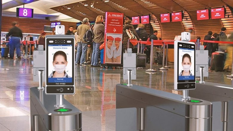 máy nhận diện khuôn mặt quản lý khách ra vào các sự kiện