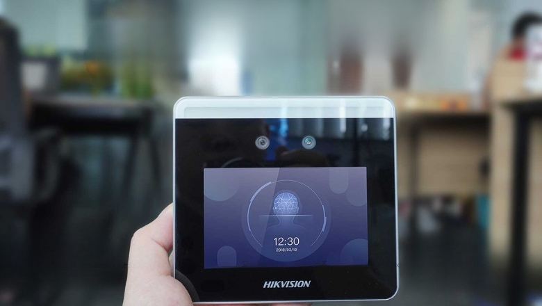 máy chấm công face id hikvision ds k1t331w
