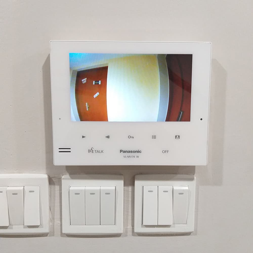 bộ chuông cửa có hình panasonic vl sv74